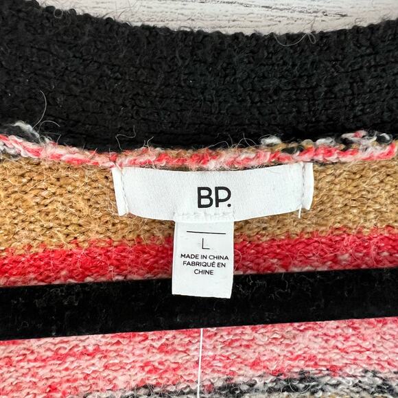 BP. NWT Striped Knit Button Front Grandpa Cardigan Size L - Picture 6 of 8